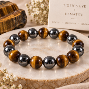 Tiger's Eye + Hematite