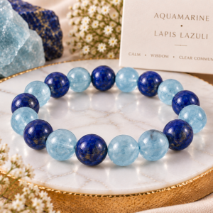Aquamarine + Lapis Lazuli