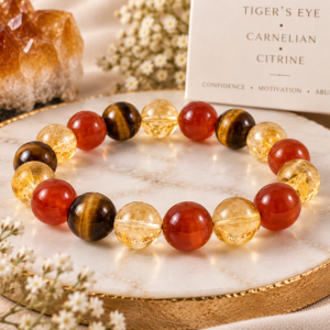 Tiger's Eye + Carnelian + Citrin