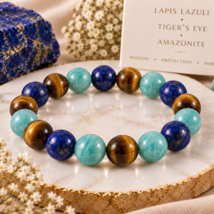 Lapis Lazuli + Tiger's Eye + Amazonite